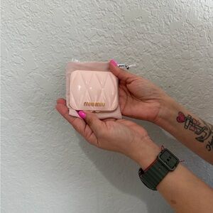 GWP Miu Miu Baby Pink Compact Mirror w/ Bag